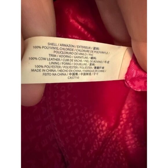 Kate Spade New York Pink & Purple Chrissy Moroccan Market Bag With Black Adjusta - Picture 6 of 14